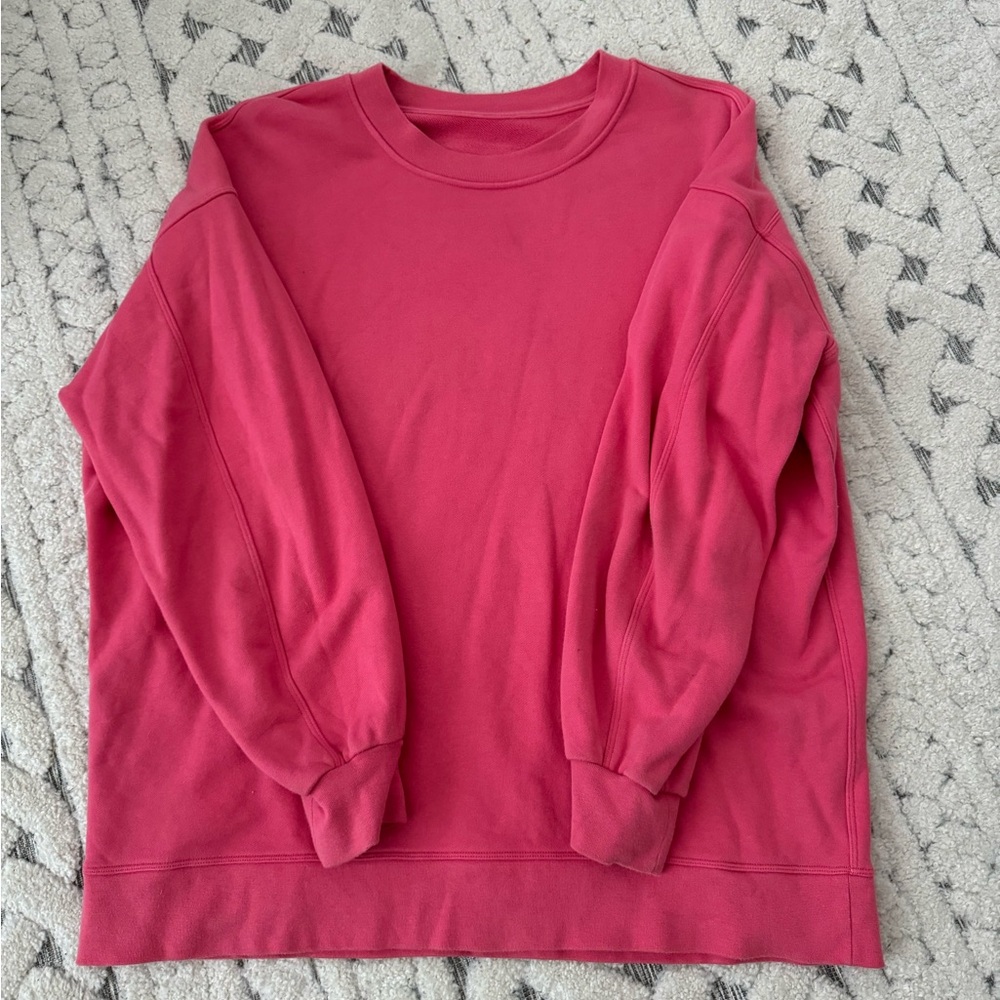 Pink Lululemon sweatshirt